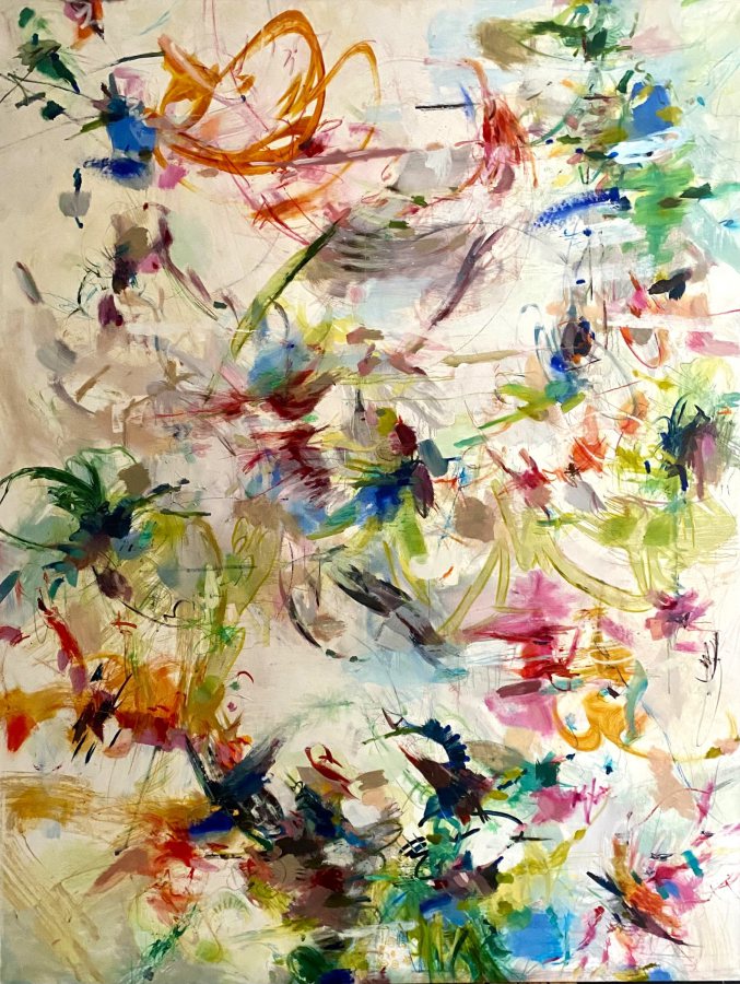 Come Fly with Me, 2025, 260x200, Öl auf Leinwand – Petra Amtsberg Hoffmann