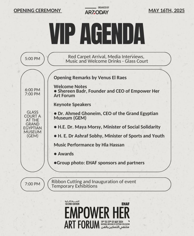 VIP programme of the opening ceremony