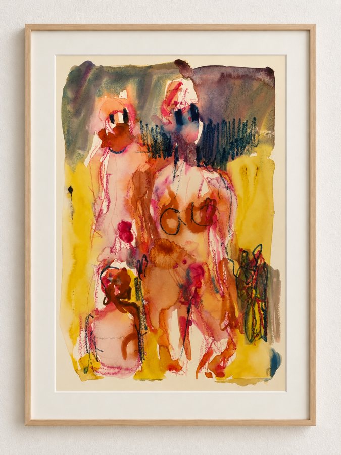 Badevergnügen 2, 2022, 40 x 30 cm – Petra Amtsberg Hoffmann