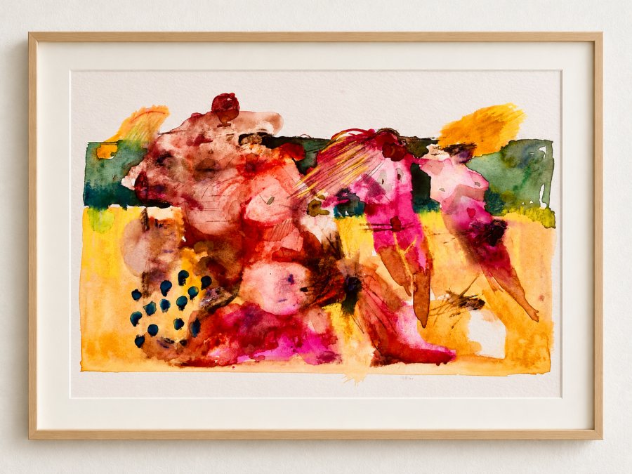 Ohne Titel, 2022, 30 x 40 cm, Aquarell – Petra Amtsberg Hoffmann