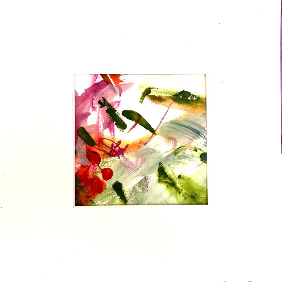 Bloom Stories, 2023, 20 x 20 cm (8 x 8 in), Watercolour – Petra Amtsberg Hoffmann