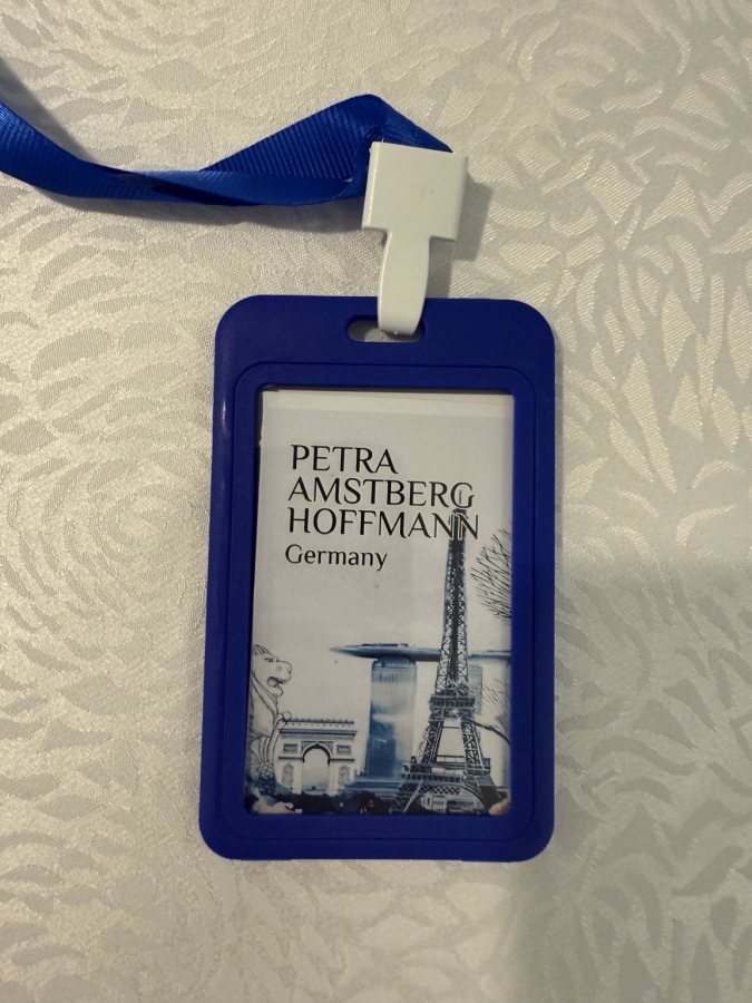 Exhibitor badge