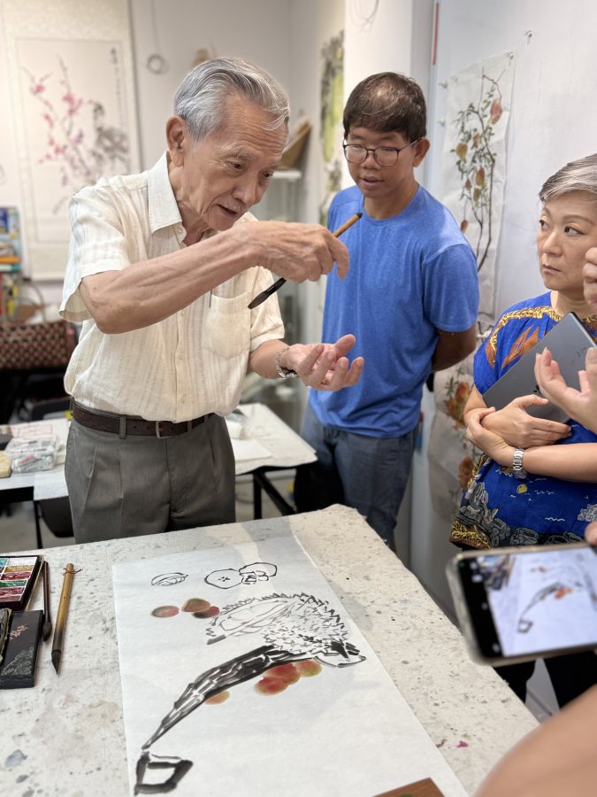 Workshop on Chinese ink painting